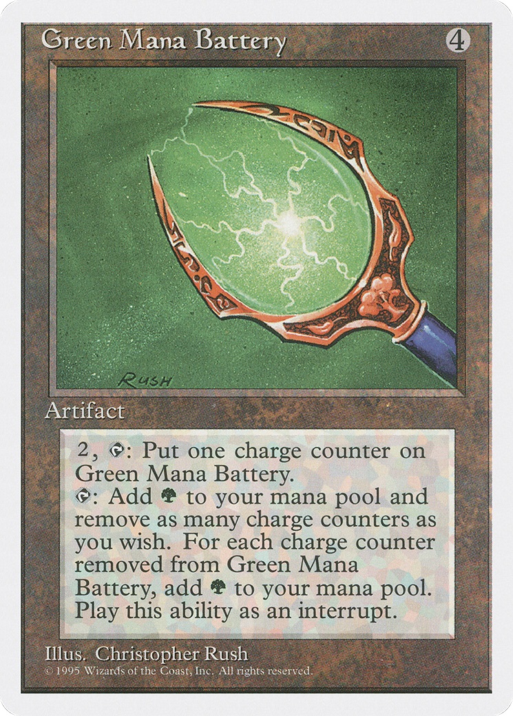 Green Mana Battery Card Image