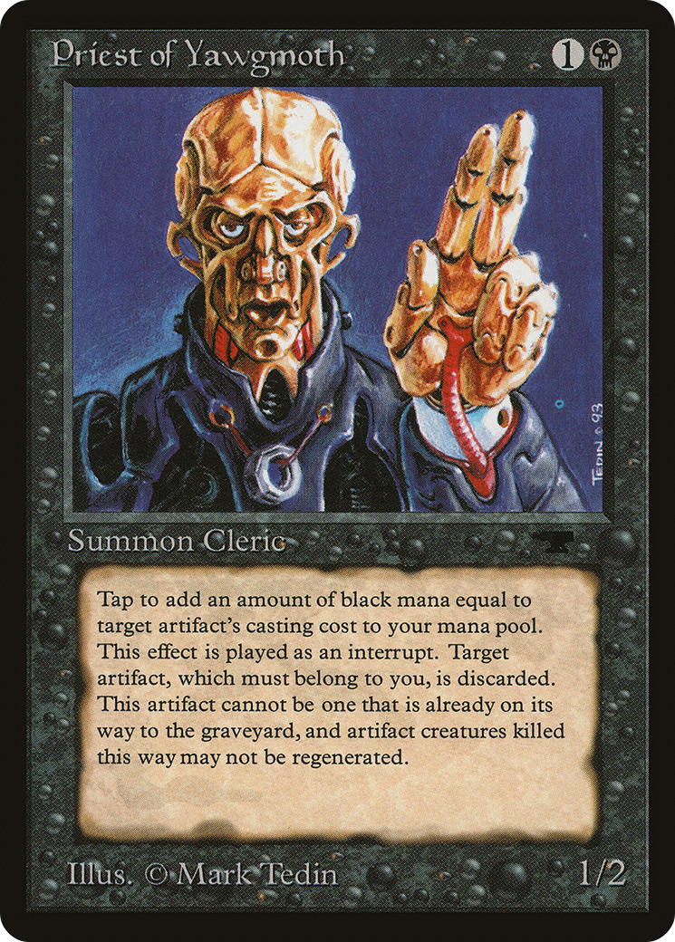 Priest of Yawgmoth Card Image