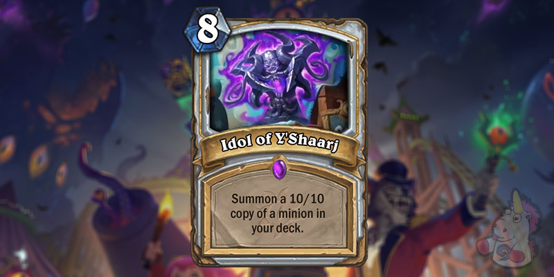 Idol of Y'Shaarj is a New Priest Card Revealed for Hearthstone's Darkmoon Faire Expansion