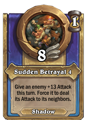 Sudden Betrayal 4 Card Image