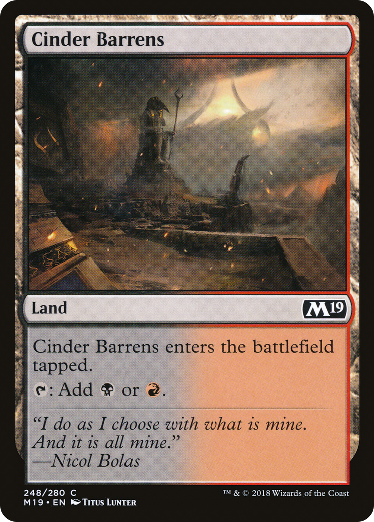 Cinder Barrens Card Image