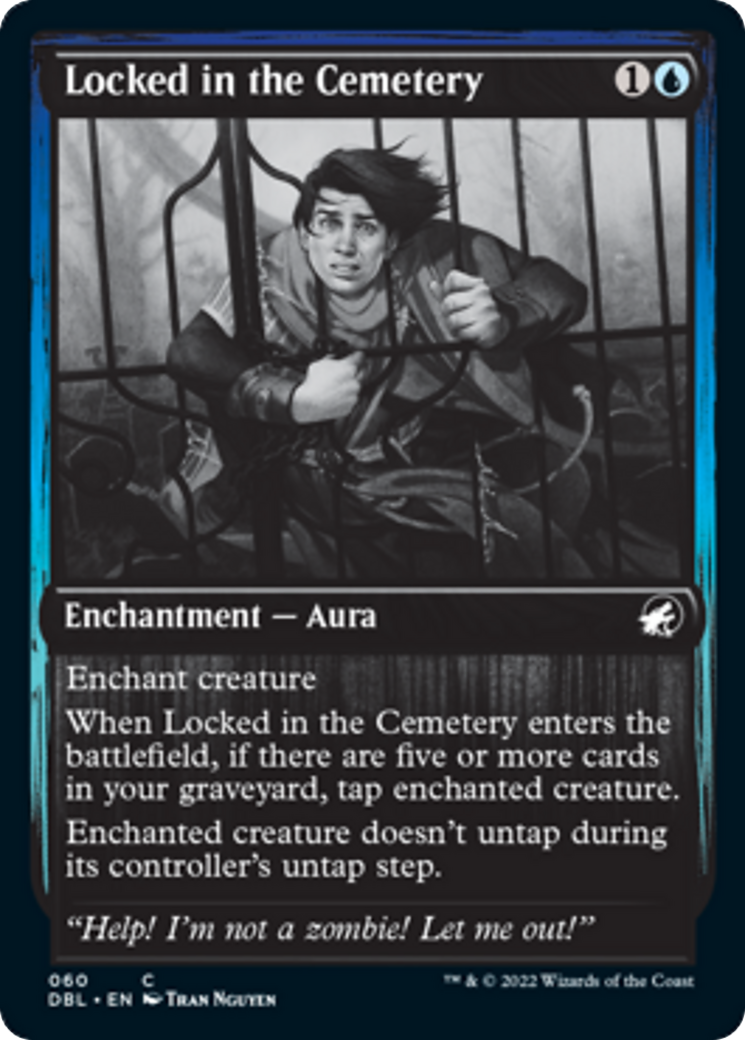 Locked in the Cemetery Card Image