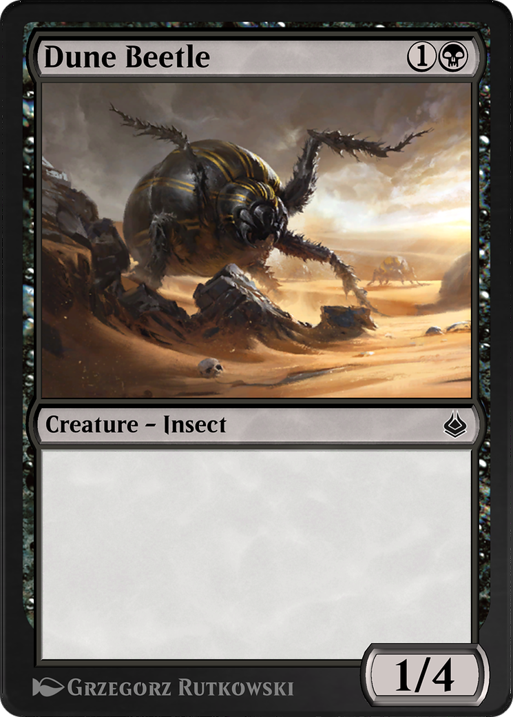 Dune Beetle Card Image