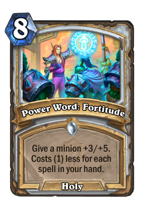 Power Word: Fortitude Card Image