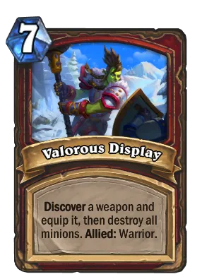 Valorous Display Card Image