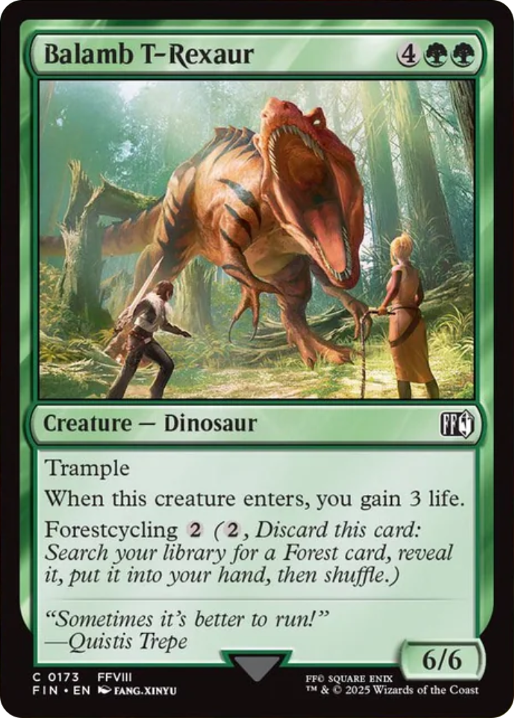 Balamb T-Rexaur Card Image