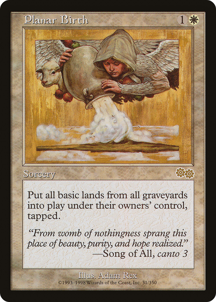 Planar Birth Card Image