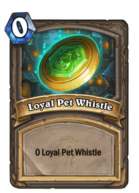 Loyal Pet Whistle Card Image