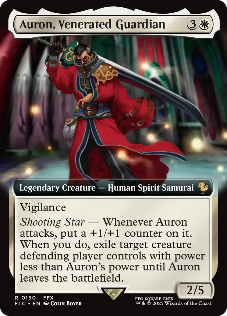 Auron, Venerated Guardian Card Image