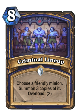 Criminal Lineup Card Image
