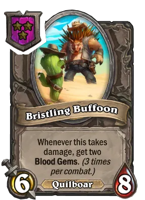 Bristling Buffoon Card Image