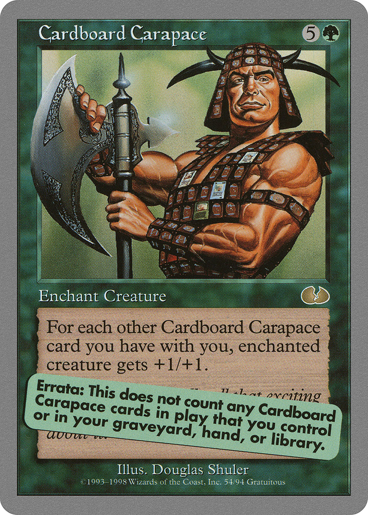 Cardboard Carapace Card Image