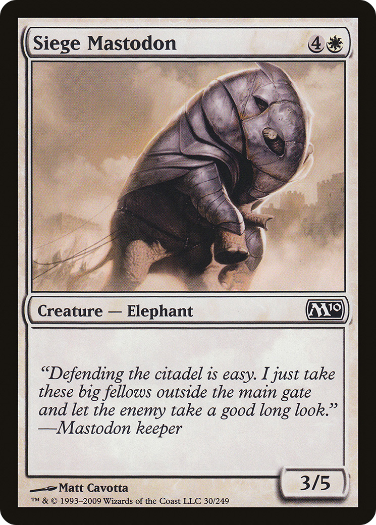 Siege Mastodon Card Image