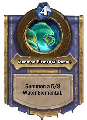 Summon Elemental Rank 3 Card Image