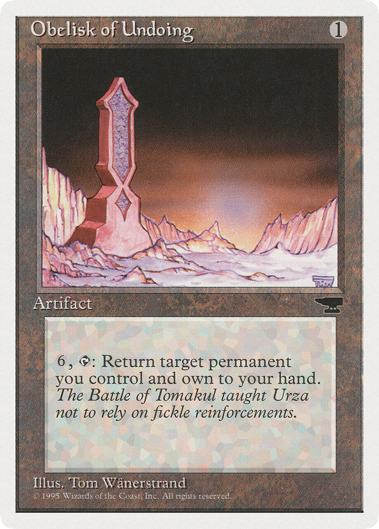 Obelisk of Undoing Card Image