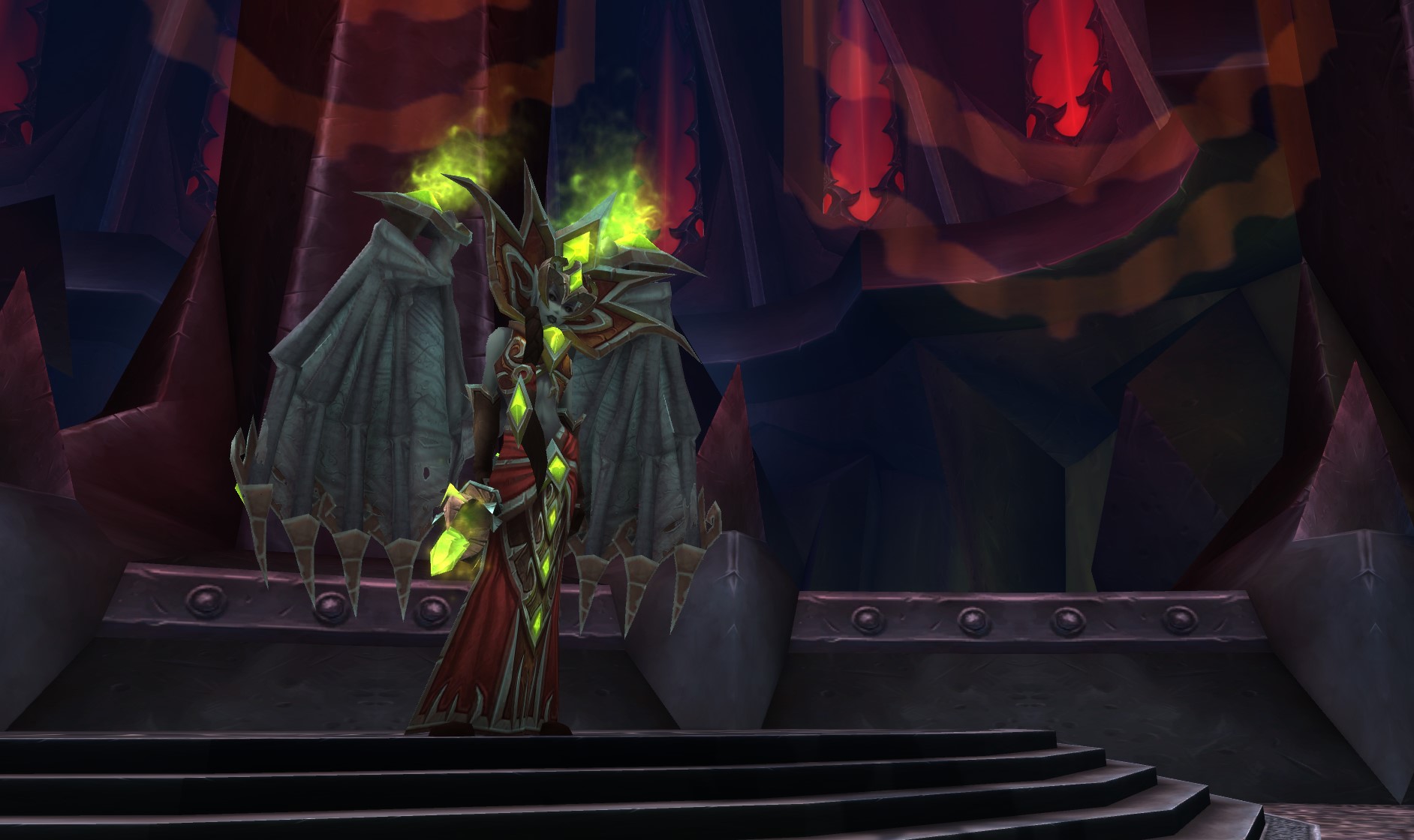 Image showing Blood-Queen Lana'thel, a boss in Icecrown Citadel.