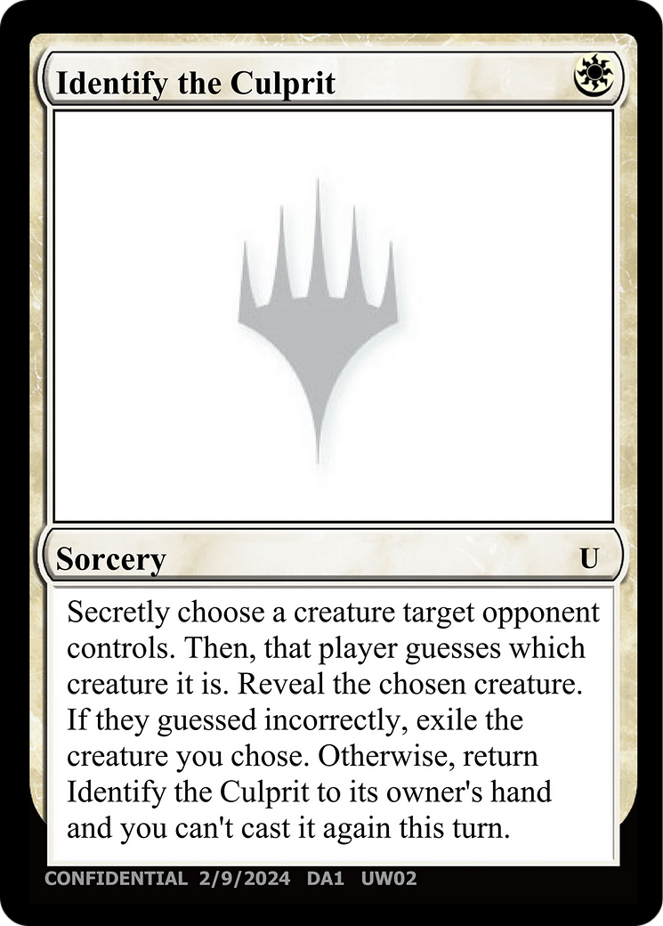 Identify the Culprit Card Image