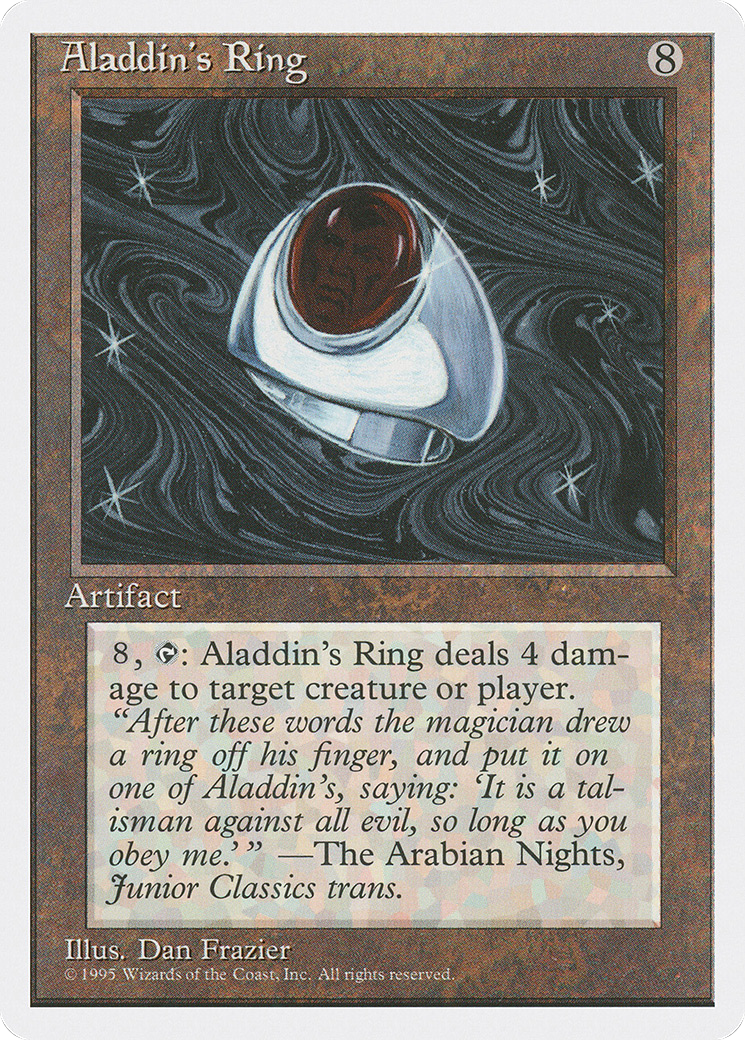 Aladdin's Ring Card Image