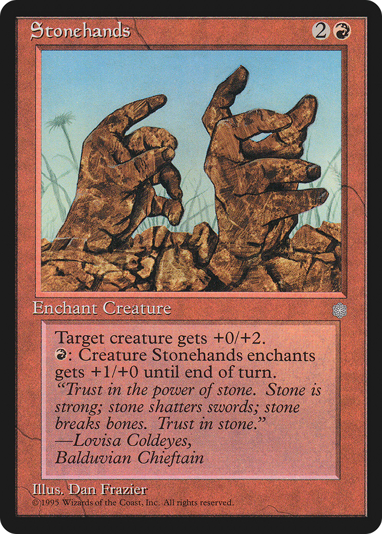 Stonehands Card Image