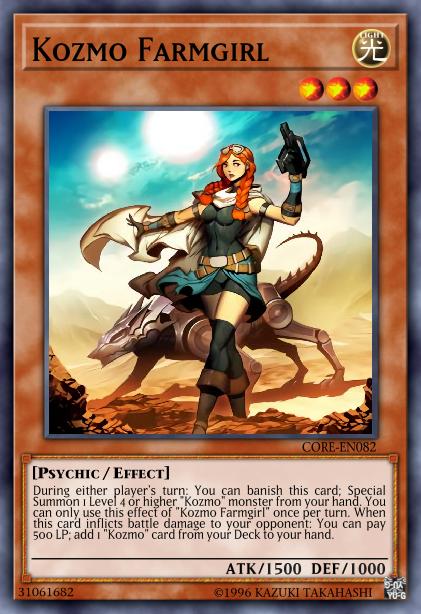 Kozmo Farmgirl Card Image