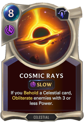 Cosmic Rays Card Image