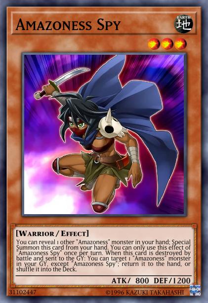 Amazoness Spy Card Image