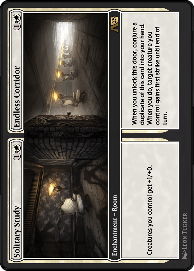 Solitary Study // Endless Corridor Card Image