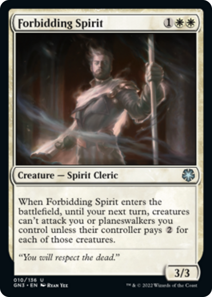 Forbidding Spirit Card Image