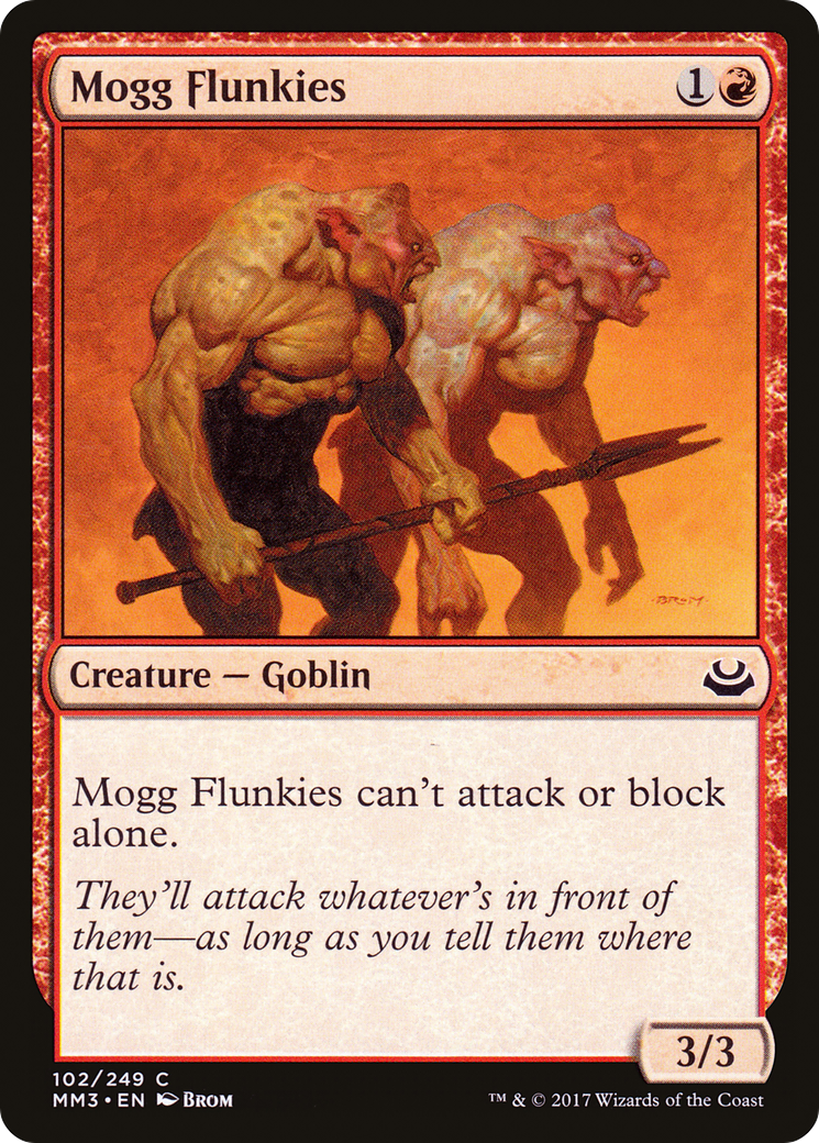 Mogg Flunkies Card Image