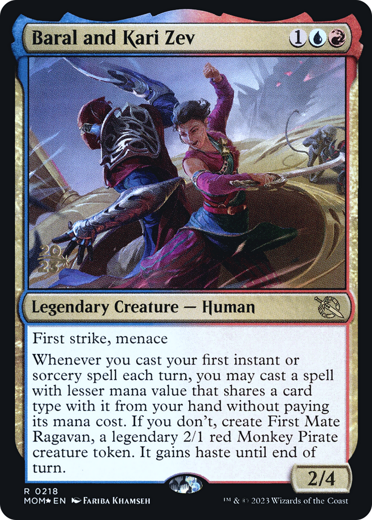 Baral and Kari Zev Card Image