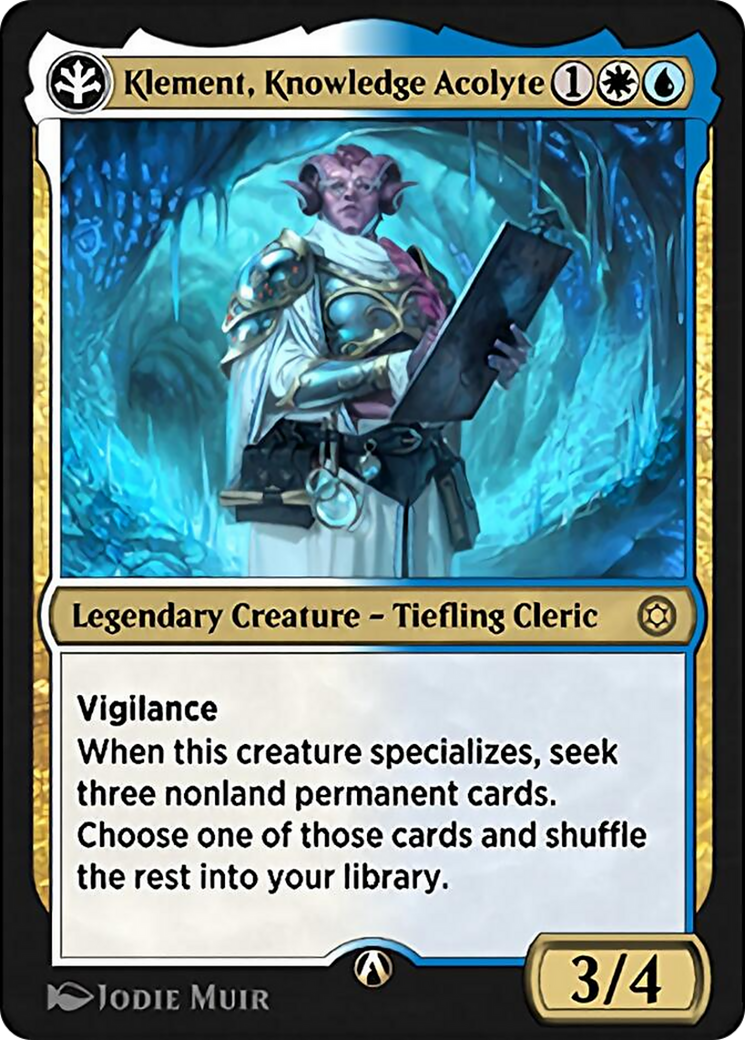 Klement, Knowledge Acolyte Card Image