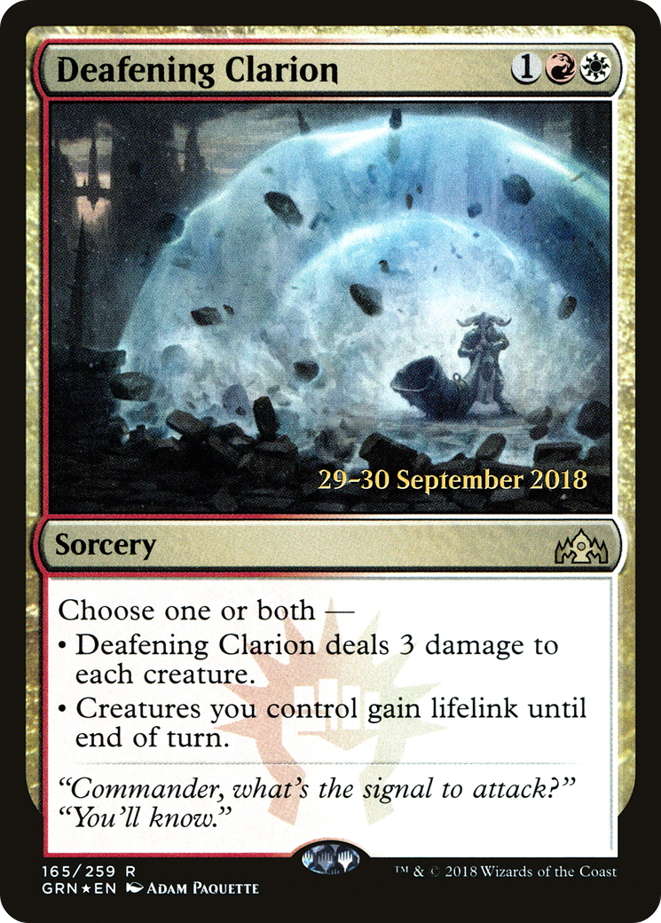 Deafening Clarion Card Image