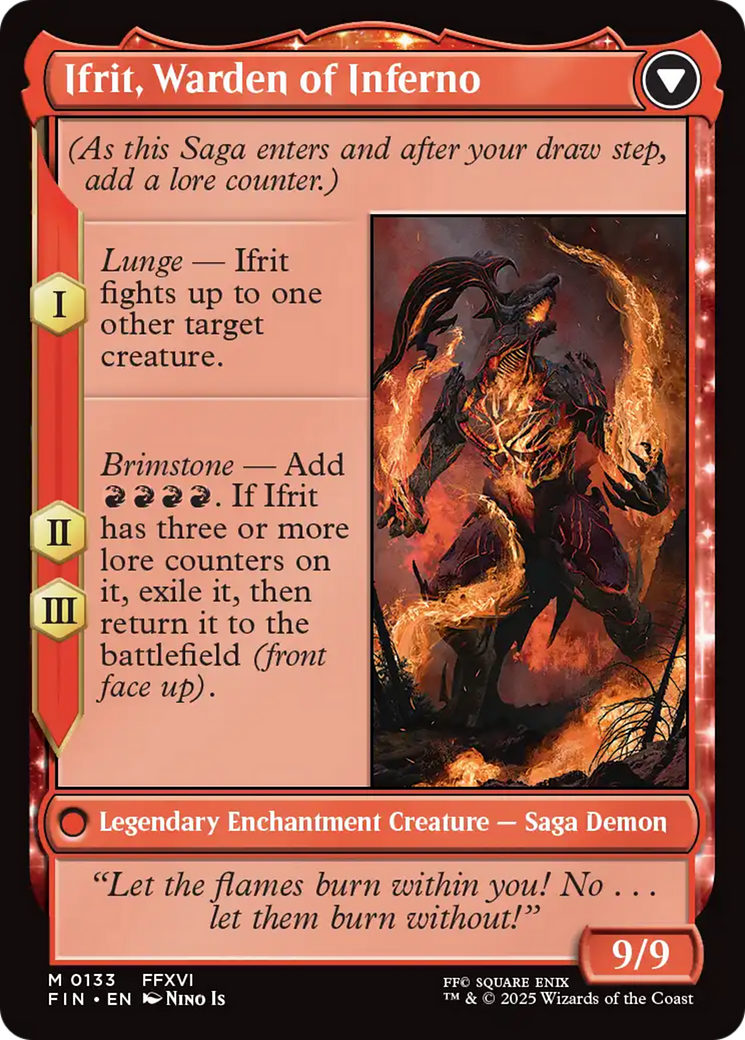 Clive, Ifrit's Dominant // Ifrit, Warden of Inferno Card Image