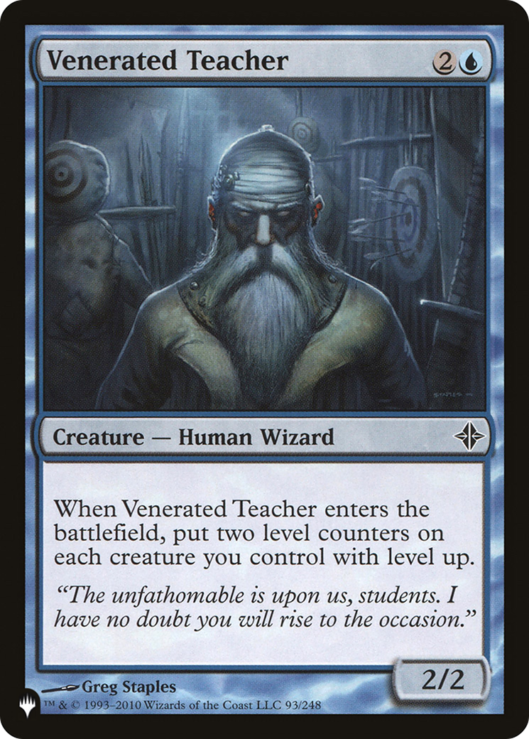 Venerated Teacher Card Image