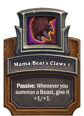 Mama Bear's Claws 1 Card Image