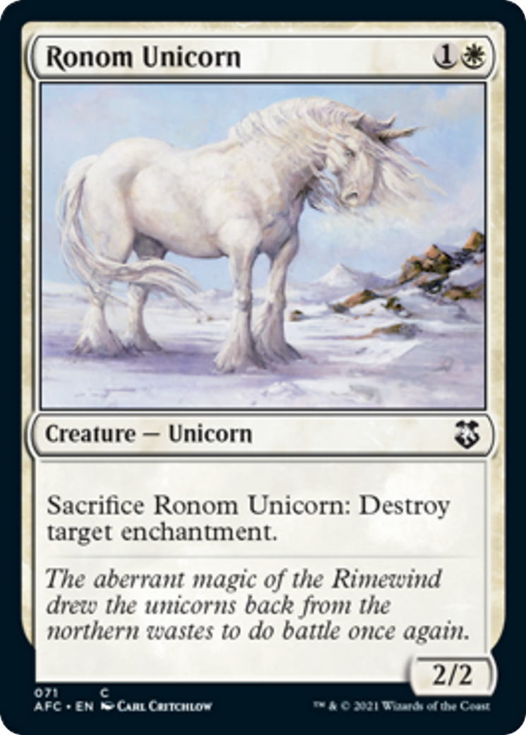 Ronom Unicorn Card Image
