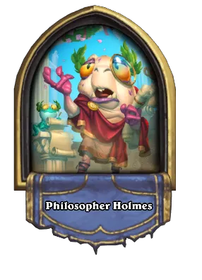 Philosopher Holmes Card Image