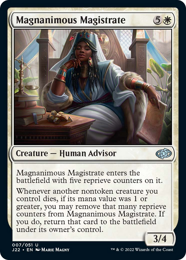 Magnanimous Magistrate Card Image