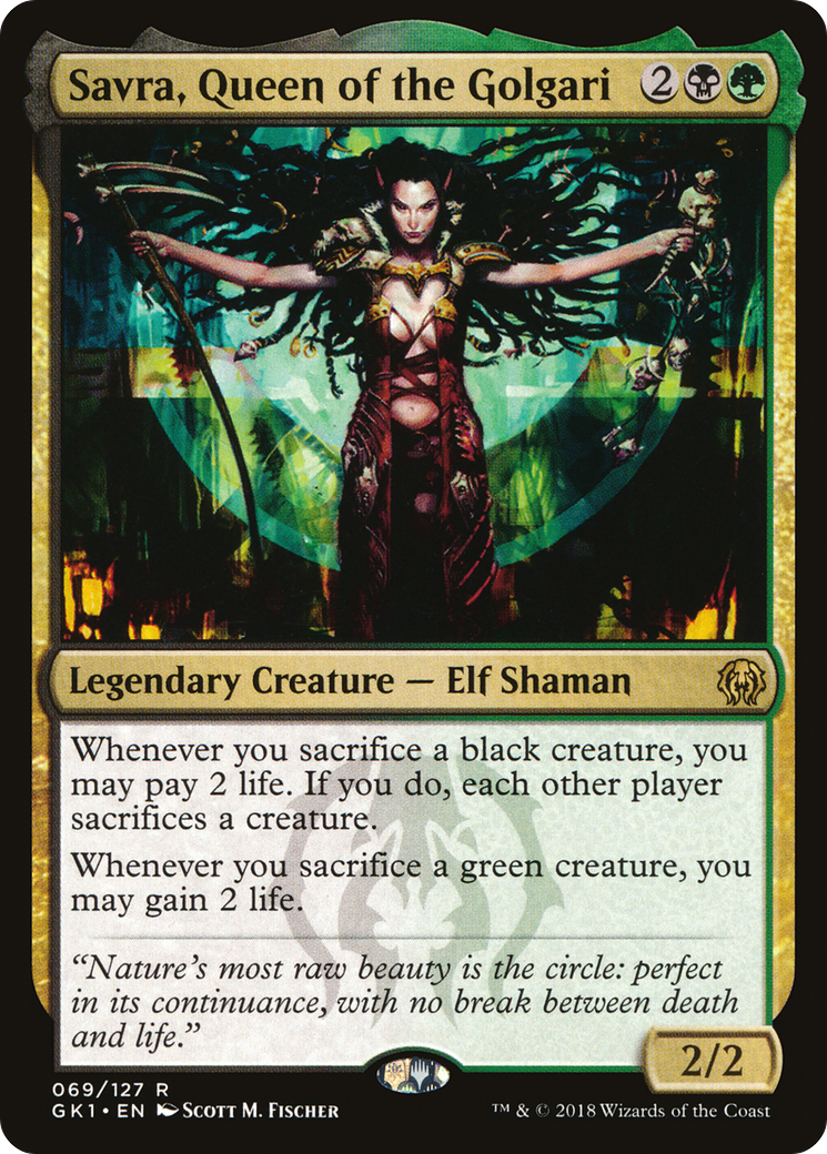 Savra, Queen of the Golgari Card Image