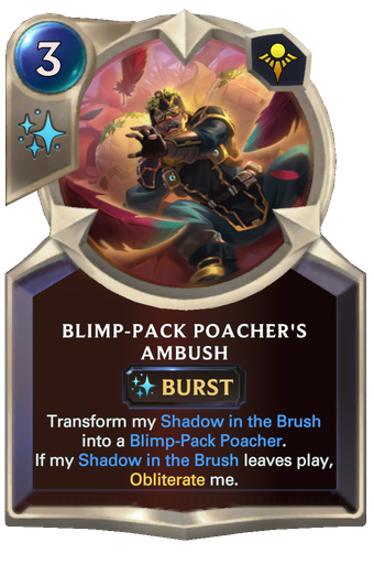 Blimp-Pack Poacher's Ambush Card Image
