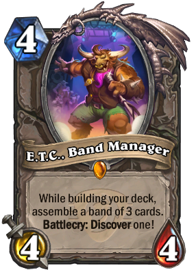 E.T.C., Band Manager Card Image