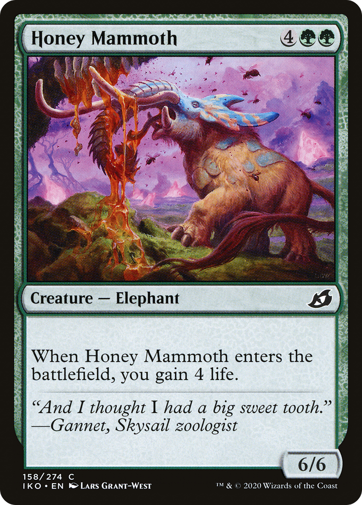 Honey Mammoth Card Image