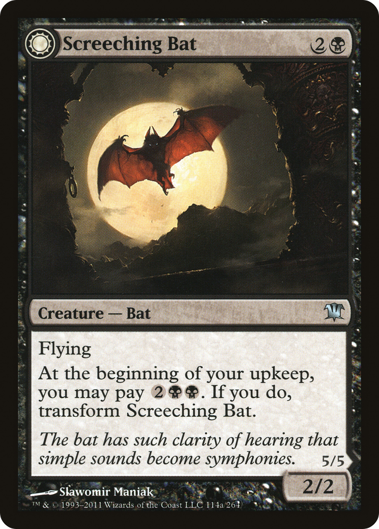 Screeching Bat // Stalking Vampire Card Image