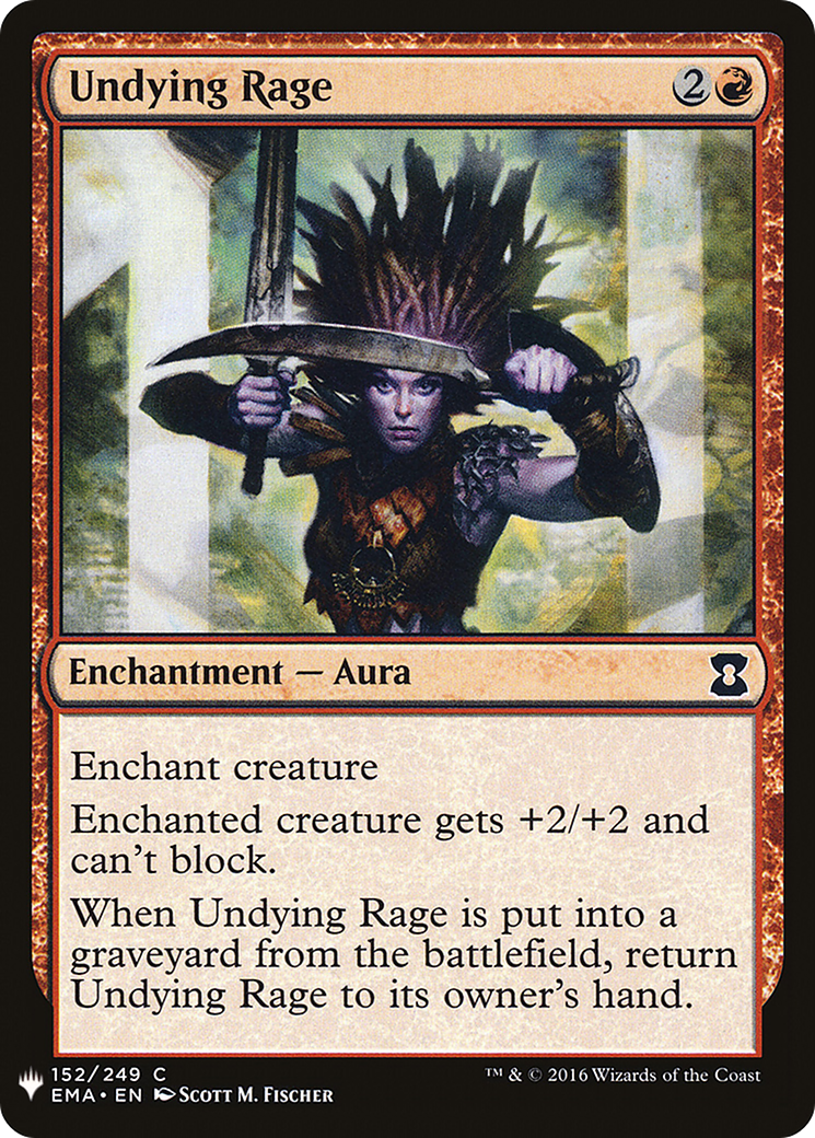 Undying Rage Card Image