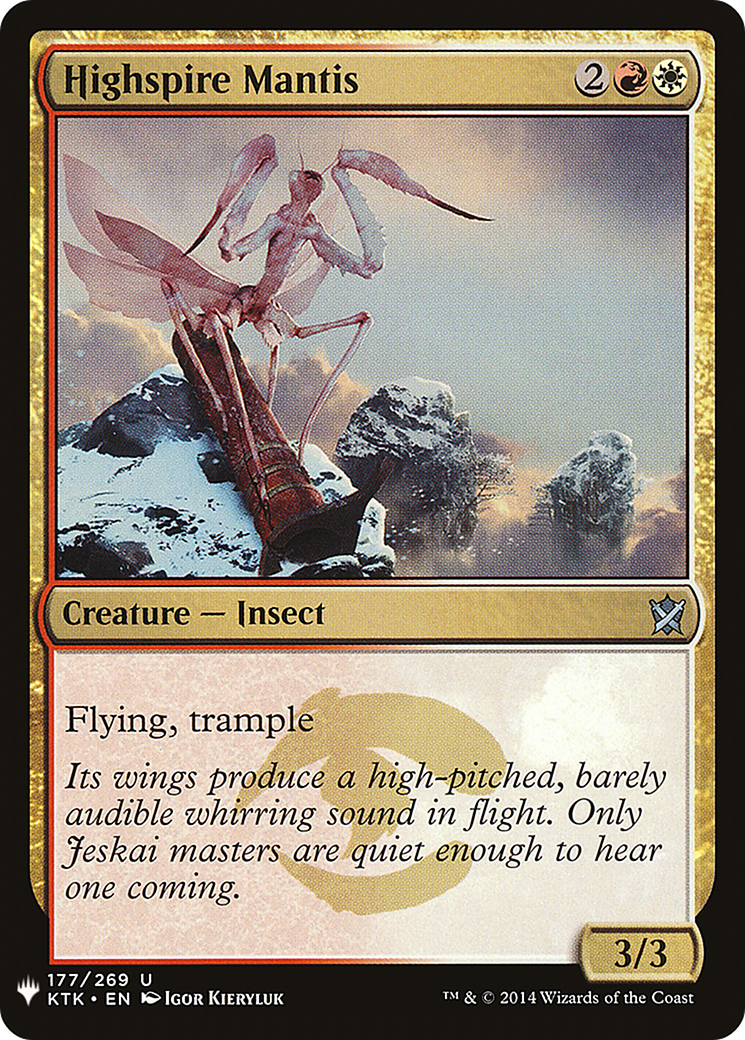 Highspire Mantis Card Image