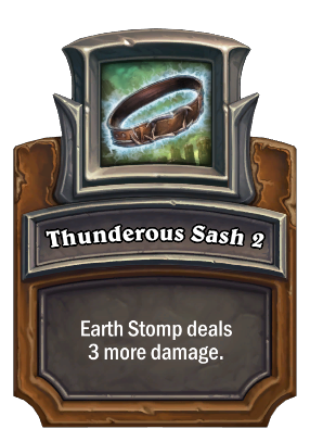 Thunderous Sash 2 Card Image