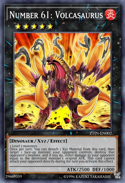 Number 61: Volcasaurus Card Image
