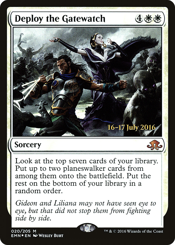 Deploy the Gatewatch Card Image