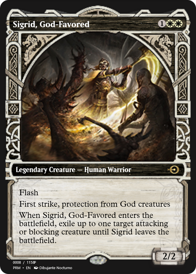 Sigrid, God-Favored Card Image