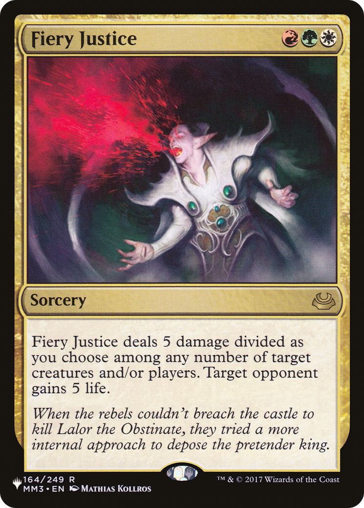 Fiery Justice Card Image